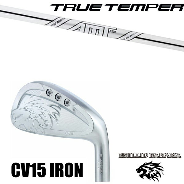 エミリッドバハマ カールビンソン CV15 アイアン 番手 #5/#6/#7/#8/#9/#P/#G ロフト角 22°/25°/28°/32°/36°/41°/46° ライ角 60°/60.5°/61°/61.5°/62°/62.5°/63° ●素材製法● ボディ・ネック：S20C軟鉄鍛造 フェース：特殊マレージング鋼 ※製品には表示スペックと多少の誤差が生じる場合がありますのでご了承下さい。 ※こちらの商品はオーダーメイドとなります。ご注文確定後、お客様のご要望に応じてカスタムいたします。 ※また、メーカー欠品等により、ご注文をキャンセルさせていただくことが稀にございます。予めご了承願います。エミリッドバハマ カールビンソン CV15 アイアン 番手 #5/#6/#7/#8/#9/#P/#G ロフト角 22°/25°/28°/32°/36°/41°/46° ライ角 60°/60.5°/61°/61.5°/62°/62.5°/63° ●素材製法● ボディ・ネック：S20C軟鉄鍛造 フェース：特殊マレージング鋼 エミリッドバハマ カールビンソン CV15 アイアンは、 ボディーとネックにS20C軟鉄を使用、 フェースには反発性能の高い特殊マレージング鋼を使用し、 打感と飛距離、操作性と寛容性を両立させました。 また、全番手中空構造を採用し、 高弾道でピンを狙えるアイアンに仕上がりました。 バックフェースに、エミリッドバハマの代名詞といえる 「ライオン」を浮き彫りした中空アイアンです。