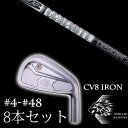 8本セット カスタムクラブ エミリッドバハマ カールヴィンソン CV8アイアン #4-#48 ツアーAD AD-105 115 グラファイトデザイン EMILL...