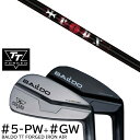 カスタムクラブ 2024年モデル バルド TT フォージドアイアン エアー ツアーサテン ツアーブラック #5-GW 7本セット / トリプルエックス アイアン