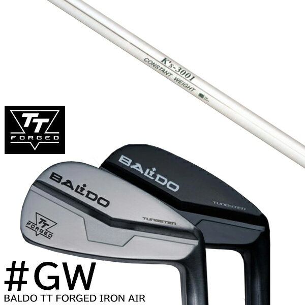 カスタムクラブ 2024年モデル バルド TT フォージドアイアン エアー ツアーサテン ツアーブラック GW単品 / K's-3001 ケーズ3001 島田ゴルフ製作所
