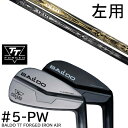 【左用】カスタムクラブ 2024年モデル バルド TT フォージドアイアン エアー ツアーサテン ツアーブラック #5-PW 6本セット / クレイジー デッド...