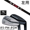 【左用】カスタムクラブ 2024年モデル バルド TT フォージドアイアン エアー ツアーサテン ツアーブラック #5-GW 7本セット / トリプルエックス ...