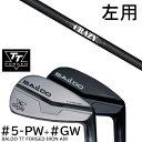 【左用】カスタムクラブ 2024年モデル バルド TT フォージドアイアン エアー ツアーサテン ツアーブラック #5-GW 7本セット / クレイジー STI...