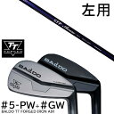 【左用】カスタムクラブ 2024年モデル バルド TT フォージドアイアン エアー ツアーサテン ツアーブラック #5-GW 7本セット / クレイジー STP...