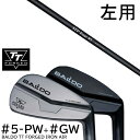 【左用】カスタムクラブ 2024年モデル バルド TT フォージドアイアン エアー ツアーサテン ツアーブラック #5-GW 7本セット / クレイジー STP...