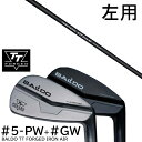【左用】カスタムクラブ 2024年モデル バルド TT フォージドアイアン エアー ツアーサテン ツアーブラック #5-GW 7本セット / クレイジー STP...