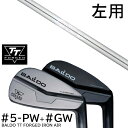 【左用】カスタムクラブ 2024年モデル バルド TT フォージドアイアン エアー ツアーサテン ツアーブラック #5-GW 7本セット / K's-3001 ...