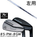 【左用】カスタムクラブ 2024年モデル バルド TT フォージドアイアン エアー ツアーサテン ツアーブラック #5-GW 7本セット / クレイジー CBI...