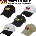 【郵便発送可】 ウィットラム ゴルフ WHITLAM GOLF CAP ゴルフキャップ （USAゲージデザインモデル）