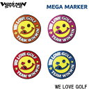 楽天ゴルフアトラス【ネコポス送料無料】 WINWIN STYLE ウィンウィン　MEGA マーカー　WE LOVE GOLF　　MM-208/210/211/212　　