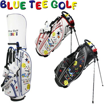 BLUE TEE GOLF ブルーティーゴルフ　スマイル＆カート スタンド キャディバック 9型 BTG-CB008 　