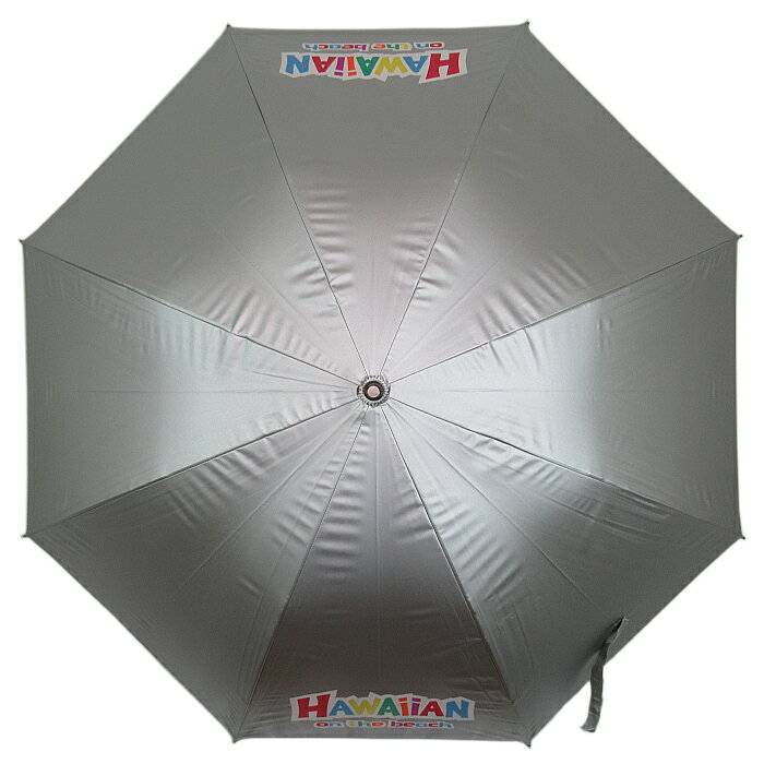 Hawaiian UVプロテクト パラソル　アンブレラ 全天候 ゴルフ傘　晴雨兼用 銀バリ傘 UVカット99% 日傘 大型約70cm