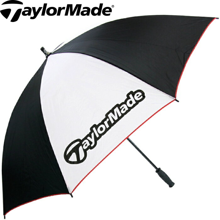テーラーメイド 60inch シングルキャノピー アンブレラ USAモデル N22029 ホワイト/ブラック Single Canopy Umbrella