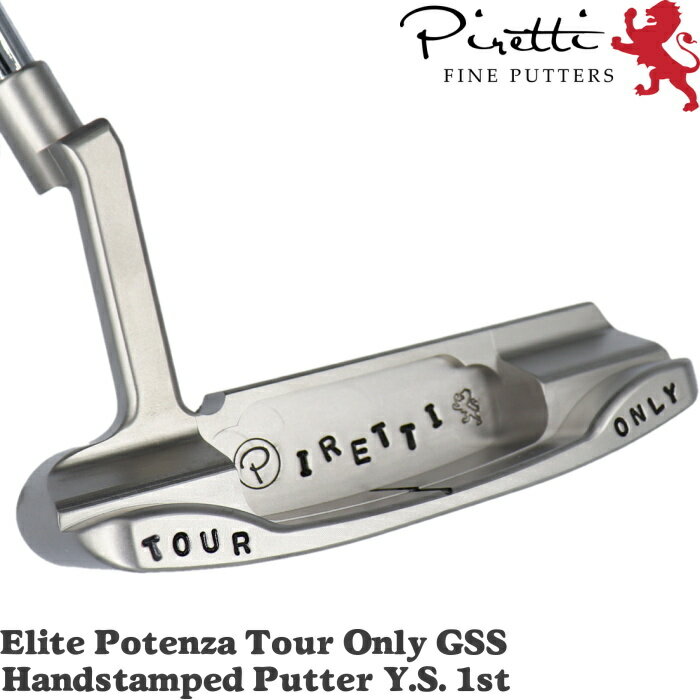 Piretti ピレッティ エリート ポテンザ ツアーオンリー GSS ハンドスタンプ パター Y.S. 1st 　(Elite Potenza Tour Only GSS Handstamped Putter Y.S. 1st) 笹生優花プロモデル