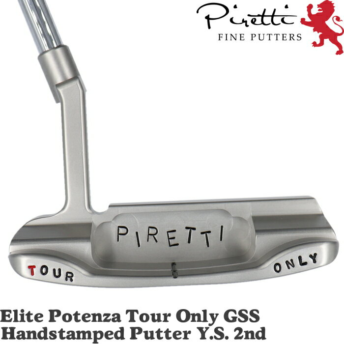 Piretti ピレッティ エリート ポテンザ ツアーオンリー GSS ハンドスタンプ パター Y.S. 2nd (Elite Potenza Tour Only GSS Handstamped Putter Y.S. 2nd) 笹生優花プロモデル