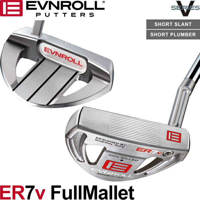 EVNROLL イーブンロール　ER7V　フルマレットパター （ER7V FULL MALLET PUTTER）