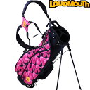 LOUDMOUTH ラウドマウス　LM-CB0010　8.5型 スタンドキャディバッグ　Love Lamp（028）　軽量モデル