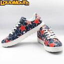 Loudmouth ラウドマウス LM-GS0002 スパイクレス ゴルフシューズ Star Studded Navy(078)【メンズ/レディース】