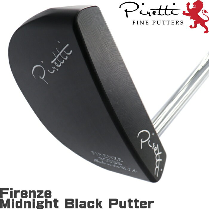 Piretti ピレッティ フィレンツェ　ミッドナイトブラック パター (Firenze Midnight Black Putter）