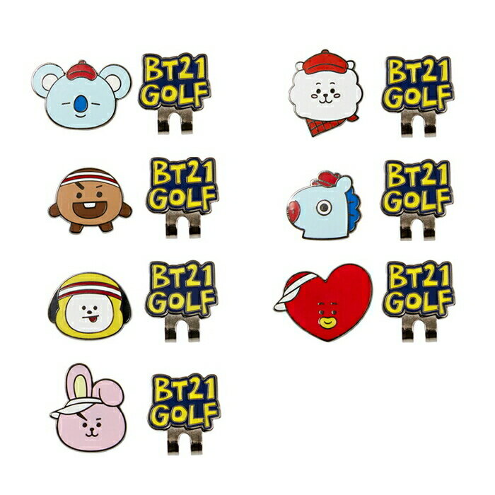 【ネコポス送料無料】BT21 HOLE IN ONE ホールインワン ゴルフ ボールマーカー BALLMARKER 【BTイシビル/防弾少年団/BTS】