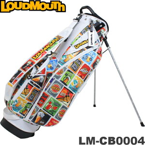 LOUDMOUTH ラウドマウス　 LM-CB0004　7型 スタンド キャディバッグ　Loudmouth Soup（177） 限定カラー/軽量/メンズ/レディース