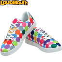 Loudmouth ラウドマウス LM-GS0002 スパイクレス ゴルフシューズ Disco Balls White(305)【メンズ/レディース】
