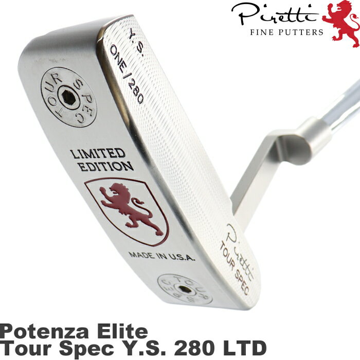 Piretti ピレッティ エリート ツアースペックY.S. 280 LTD パター (Potenza Elite Tour Spec Y.S. 280 LTD Putter) 笹生優花プロ使用パター・レプリカ