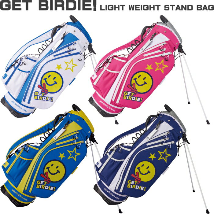 WINWIN STYLE 󥦥󥹥 GET BIRDIE! LIGHT WEIGHT STAND BAG åȥСǥ ɥХå