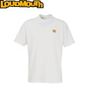 Loudmouth ラウドマウス モックネック半袖シャツ ホワイト　762600-999 【メンズ/ゴルフウェア】 その1