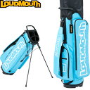 LOUDMOUTH ラウドマウス LM-CB0019 8.5型 スタンド キャディバッグ LightBlue 996 ライトブルー 【Loudmouth ビッグロゴ仕様】