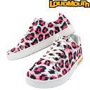 Loudmouth ラウドマウス LM-GS0002 スパイクレス ゴルフシューズ Pink Leopard（275）ピンクレオパード 【メンズ/レディース】