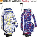 WINWIN STYLE　ウィンウィンスタイル　HELLO! WINWIN Trolley CART BAG キャスター付　カートバッグ 