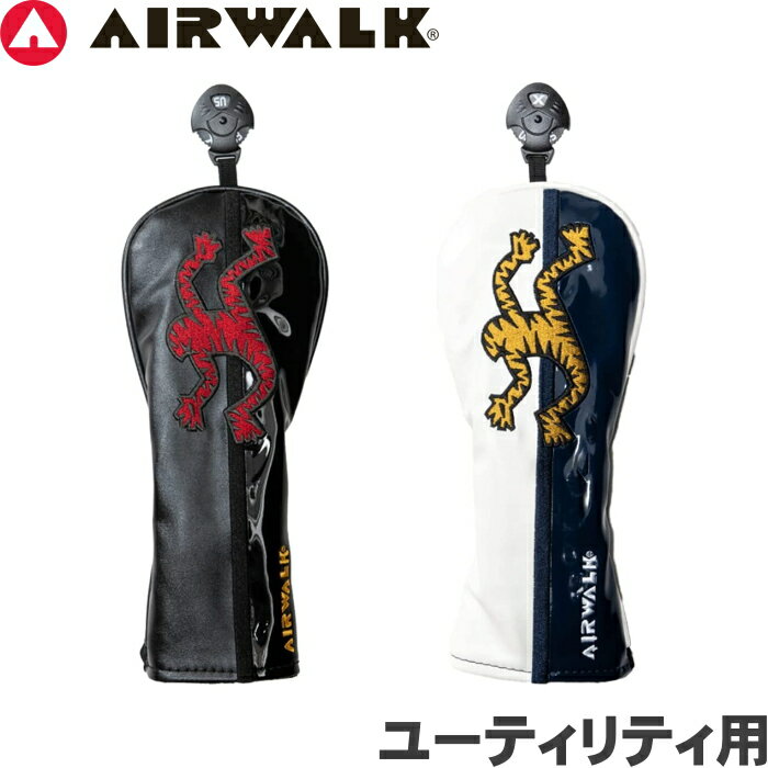 AIR WALK GOLF エアウォーク ゴルフ AWHC-01UT ユーティリティ用ヘッドカバー 【ストリートブランド「AIR WALK」ゴルフライン】