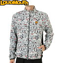 Loudmouth ラウドマウス 中綿ブルゾン 772207-278　Mutts Red Colors マッツレッドカラーズ　ストレッチ/撥水加工/防風 【メンズ/ゴルフウェア】 その1