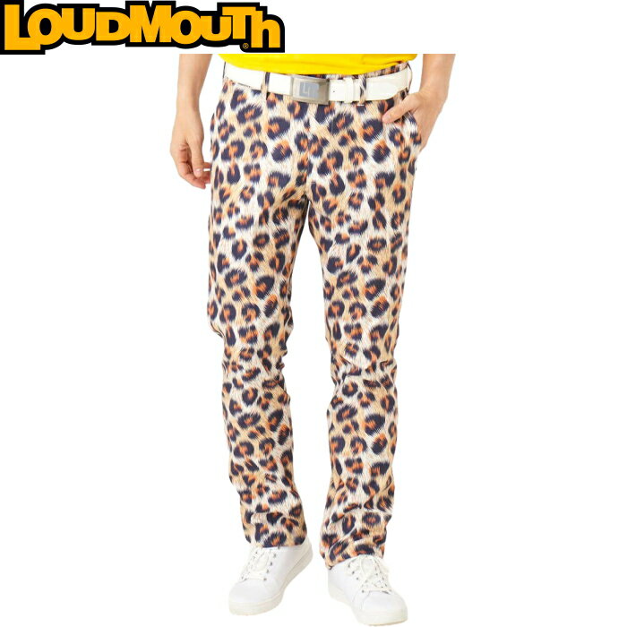 Loudmouth ラウドマウス　ストレッチツイル ロングパンツ 772300 334 Fuzzy Leopard ファジーレオパード