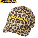 Loudmouth ラウドマウス ゴルフキャップ 772900-334　Fuzzy Leopard ファジーレオパード 