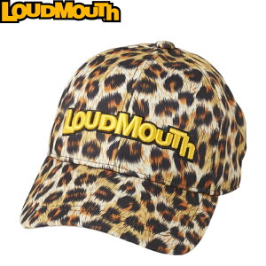 Loudmouth ラウドマウス ゴルフキャップ 772900-334　Fuzzy Leopard ファジーレオパード 【ユニセックス/ゴルフウェア】