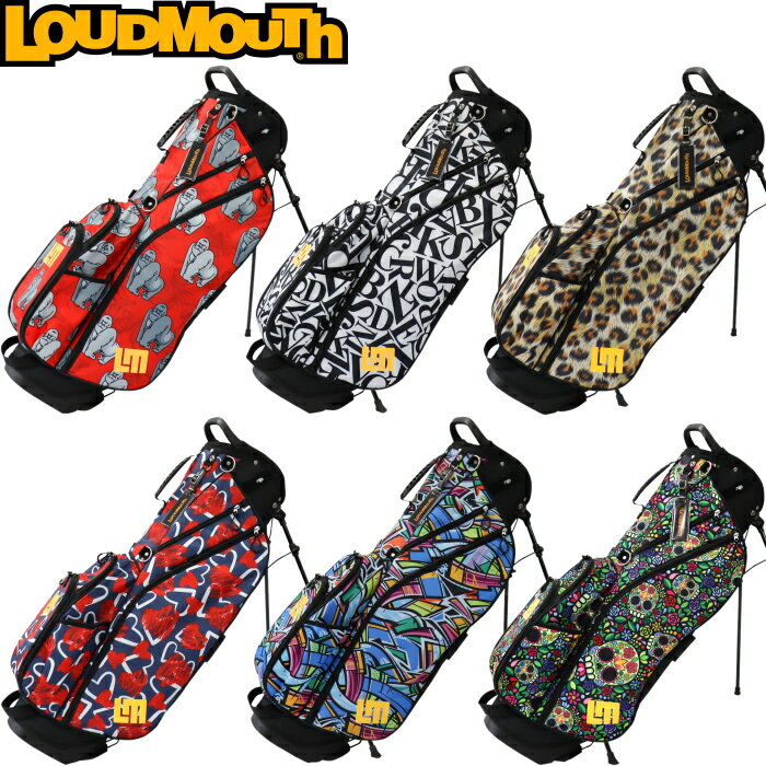 LOUDMOUTH ラウドマウス　LM-CB0021　8.5型 スタンドキャディバッグ