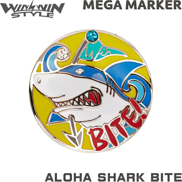 【ネコポス送料無料】 WINWIN STYLE ウィンウィン　MEGA マーカー　ALOHA SHARK BITE アロハシャークバイト　MM-546
