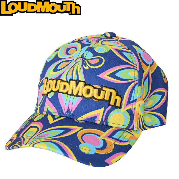 Loudmouth ラウドマウス ゴルフキャップ 763902-075　Shagadelic Blue　シャガデリックブルー　【ユニセックス/ゴルフウェア】 その1