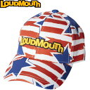 Loudmouth ラウドマウス ゴルフキャップ 763902-349　Independence Flag　インディペンデンスフラッグ　【ユニセックス/ゴルフウェア】 その1