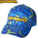 Loudmouth ラウドマウス ゴルフキャップ 763902-353　Flourescent Marble　フルーレセントマーブル　【ユニセックス/ゴルフウェア】 その1