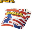 Loudmouth ラウドマウス サンバイザー 763903-349　Independence Flag　インディペンデンスフラッグ　