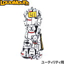 LOUDMOUTH ラウドマウス ユーティリティ用ヘッドカバー LM-HC0014/UT Mutts Red Collars（278）マッツレッドカラーズ