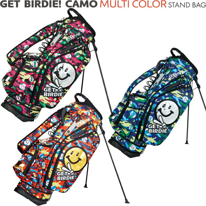 WINWIN STYLE　ウィンウィンスタイル　GET BIRDIE! CAMO MULTI COLOR マルチカラー スタンドバッグ STAND BAG