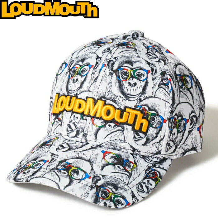 Loudmouth ラウドマウス ゴルフキャップ 773921-374　Funky Monkeys　ファンキーモンキーズ　【ユニセックス/ゴルフウェア】