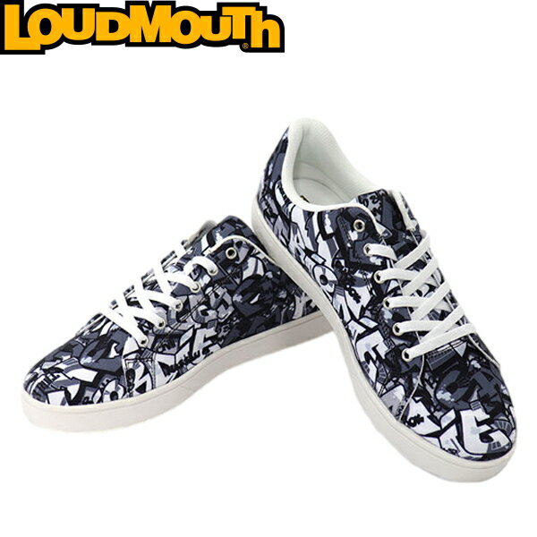 Loudmouth ラウドマウス LM-GS0002 スパイクレス ゴルフシューズ　Tags Black（030）タグスブラック 