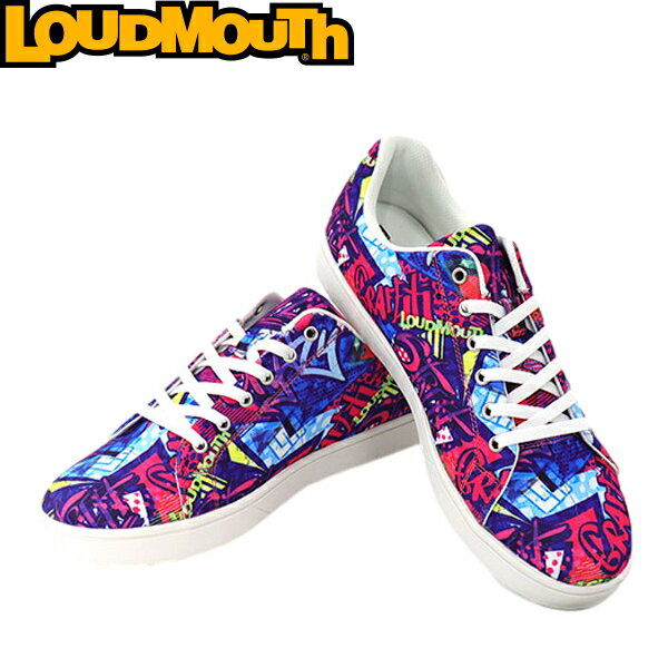 Loudmouth ラウドマウス LM-GS0002 スパイクレス ゴルフシューズ Crazy Graff(377)クレイジーグラフ 【メンズ/レディース】