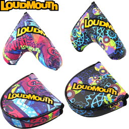 LOUDMOUTH ラウドマウス パターカバー　LM-HC0013/PN/MT （ピンタイプ用/マレットタイプ用）【GeometrySkull（372）/CrazyGraff（377）】