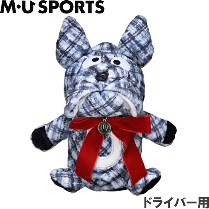 M・U SPORTS MUスポーツ 703J6502 バイアスチェック柄Umo ドライバー用ヘッドカバー